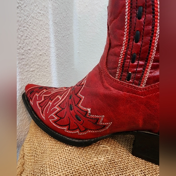 Dan Post "Hallie" Cowboy Boots Size 7 M - Picture 4 of 10